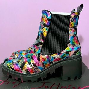 Betsey Johnson Sequin Boots